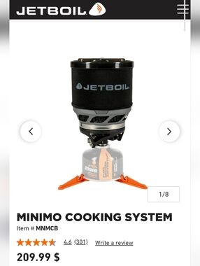 NEW Jetboil Minimo Cooking System - Black